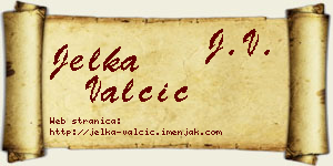 Jelka Valčić vizit kartica